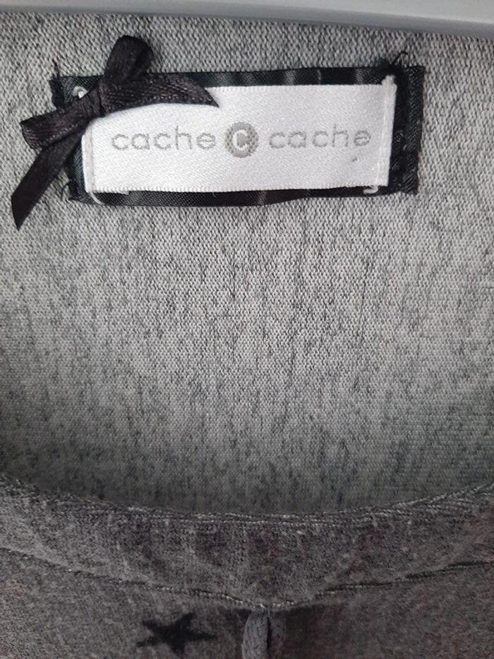 robe midi Cache Cache gris taille 40 - photo numéro 3