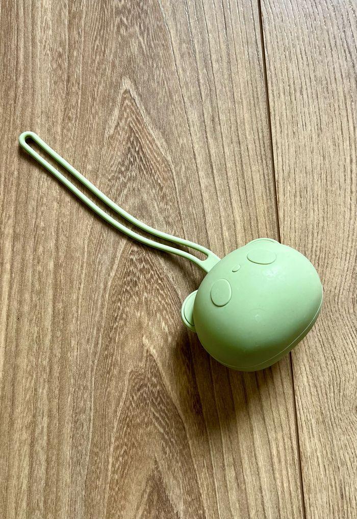 Boîte à tétine en silicone sans BPA (vert olive) - Airfish - photo numéro 3