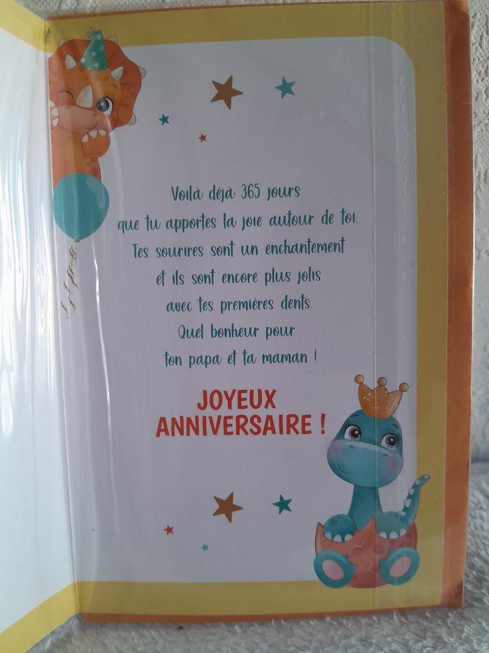 Carte anniversaire 🎂 1 an - photo numéro 3