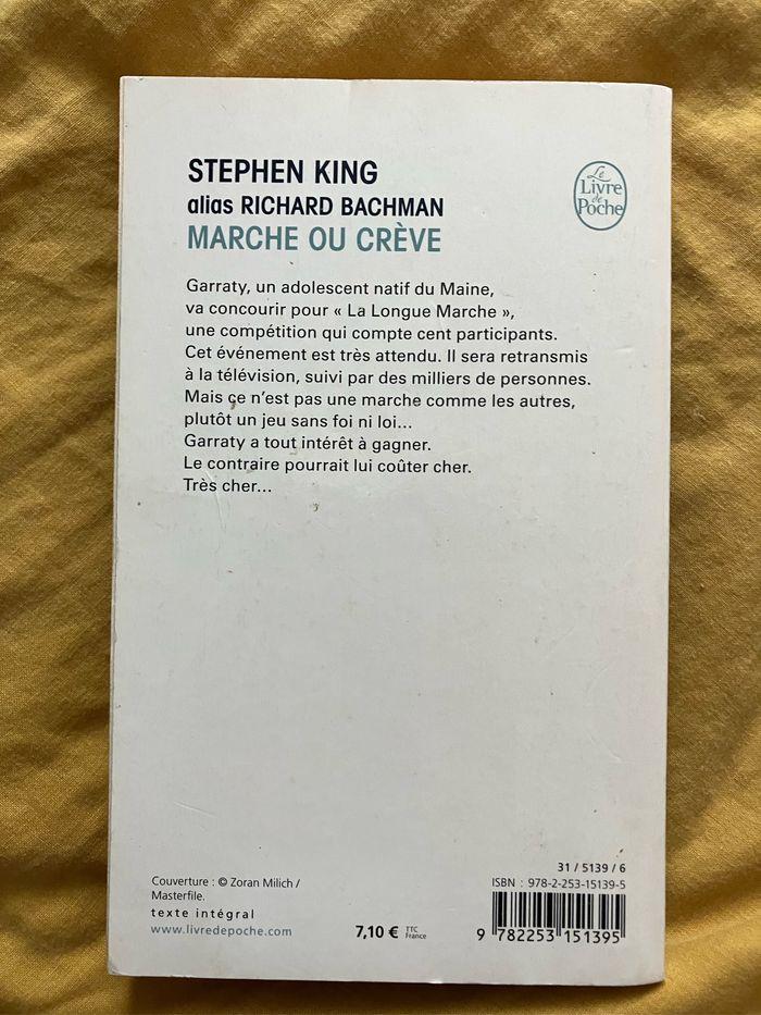 Livre « Marche ou crève » de Stephen King - photo numéro 2