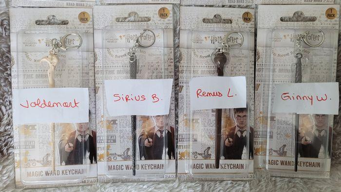 Lot 12 porte clé baguettes Harry Potter - photo numéro 4