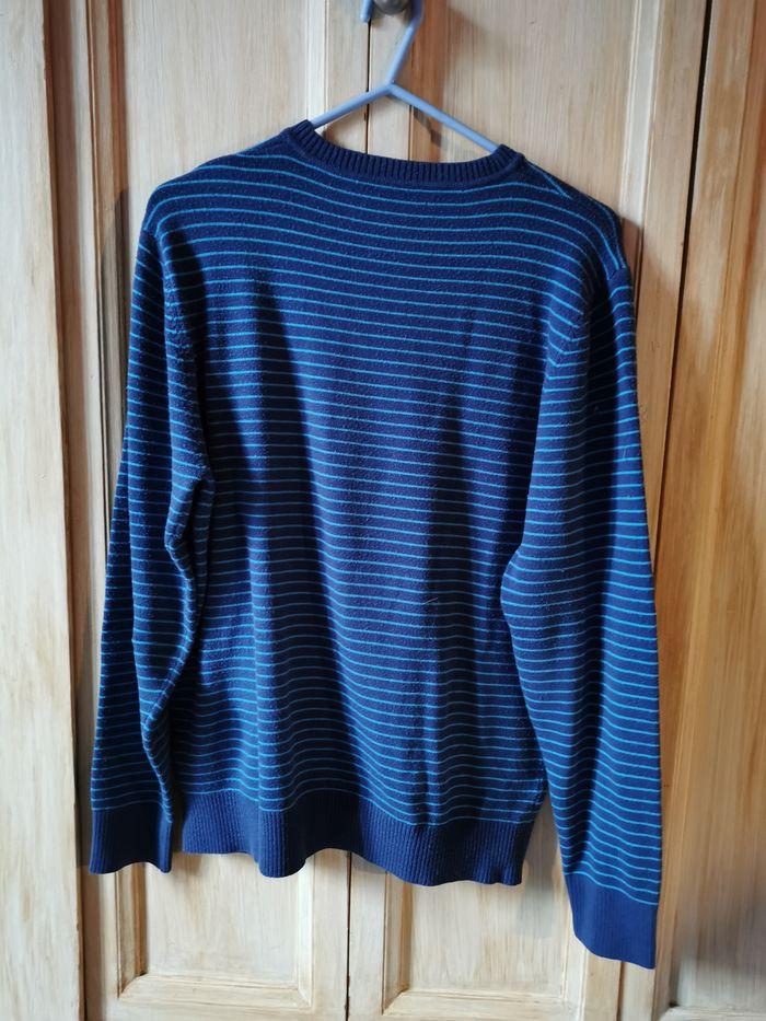 Pull rayure bleu taille S - photo numéro 2