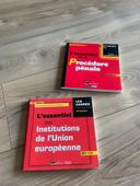 Lot de 2 livres de droit