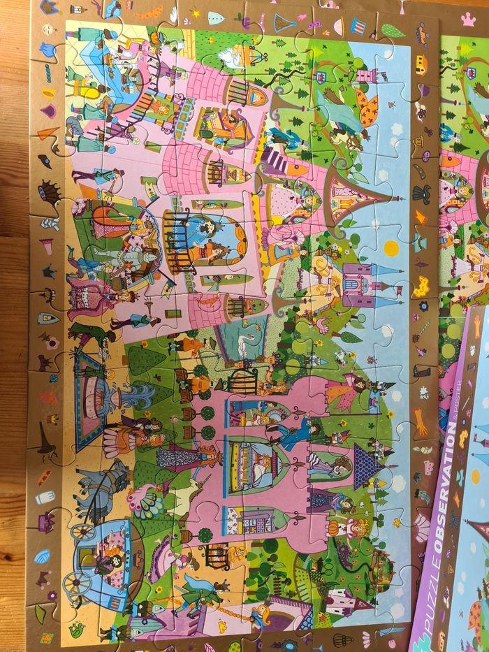 Puzzle château princesse 54 pièces + poster - photo numéro 2