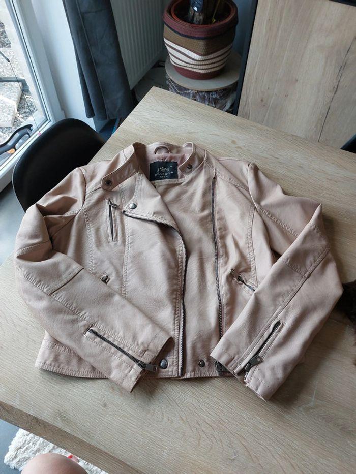 Veste en simili cuir rose - XL - photo numéro 1