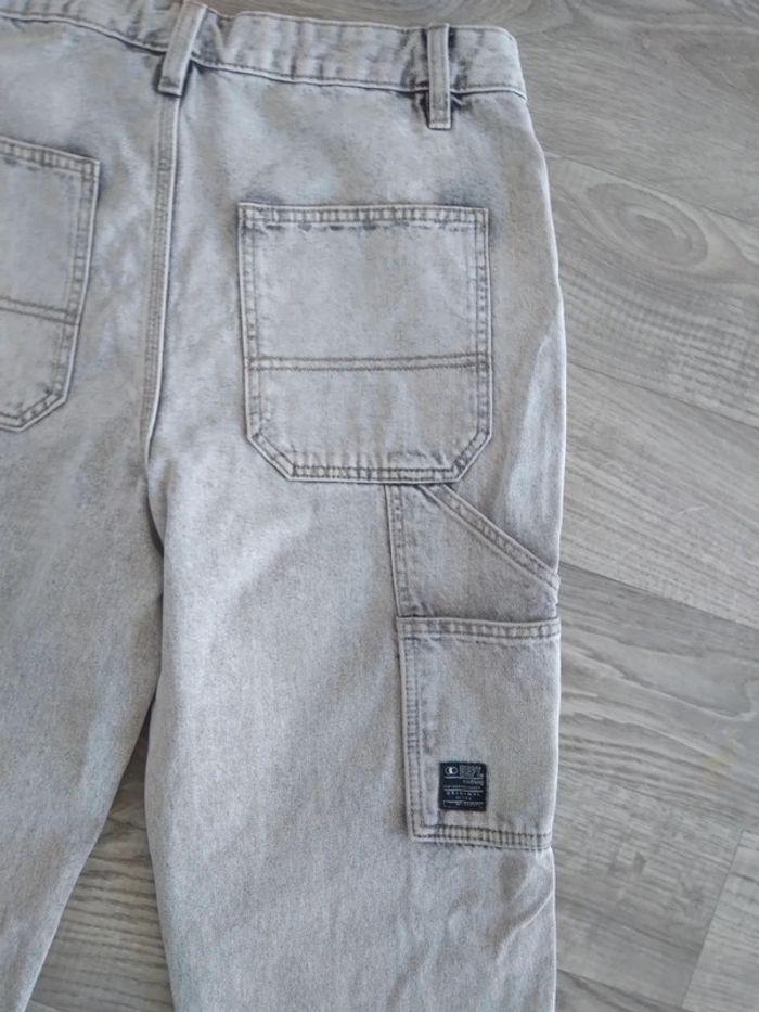 Pantalon cargo enfant garcon Taille S gris - photo numéro 5