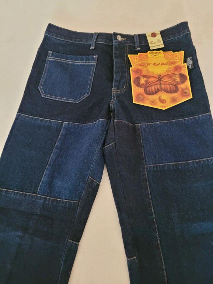 Bootcut Y2K 90's Jean Patchwork STUKA W34 L34 - photo numéro 3