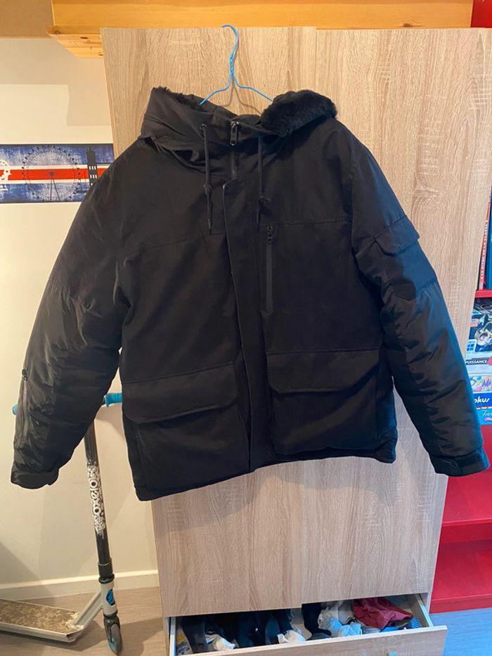 Parka noire ZARA homme taille XXL - photo numéro 1