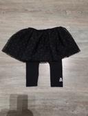 Jupe tutu tulle noir à étoiles sur legging noir