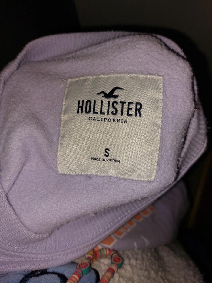 Sweat Lila Hollister Taille S - photo numéro 3