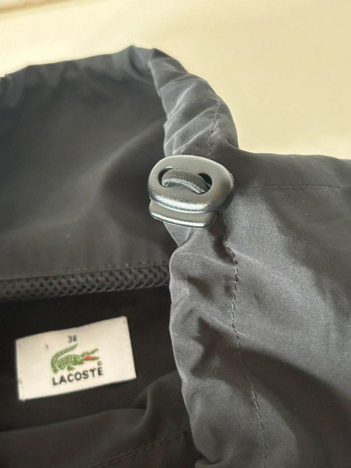 Veste de sport à enfiler col montant noir Lacoste femme taille M/38 - photo numéro 6