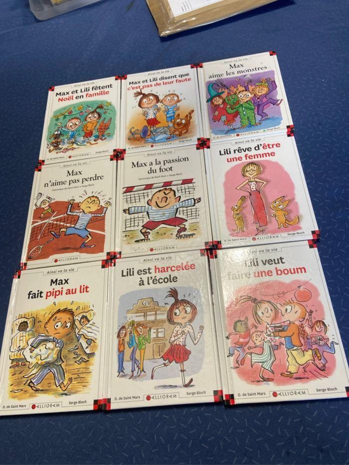 Lot 9 livres Max et Lili