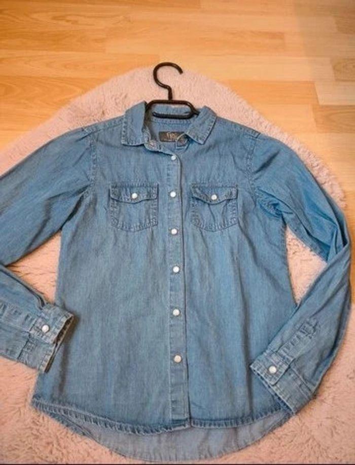 Belle chemise en jeans 10 ans fille - photo numéro 3