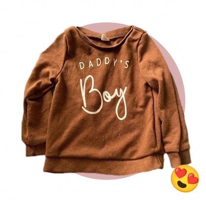 🐣 pull shein 12-18 mois Daddy’s boy très bon état 🐣 - photo numéro 1