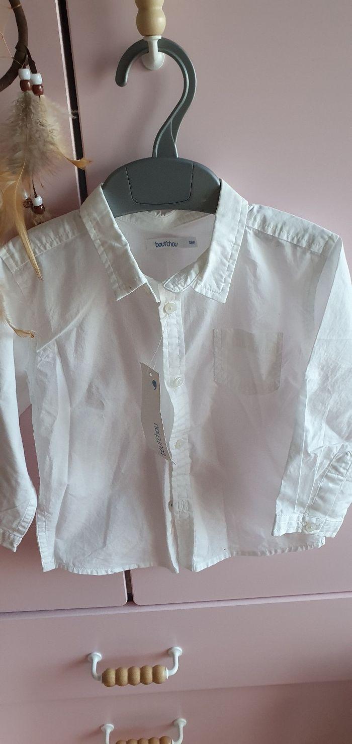 Chemise blanche 18 mois neuve