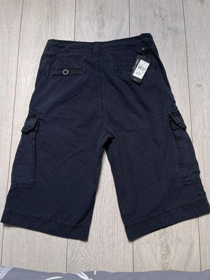 Bermuda homme mavi jeans bleu marine à poches - photo numéro 2