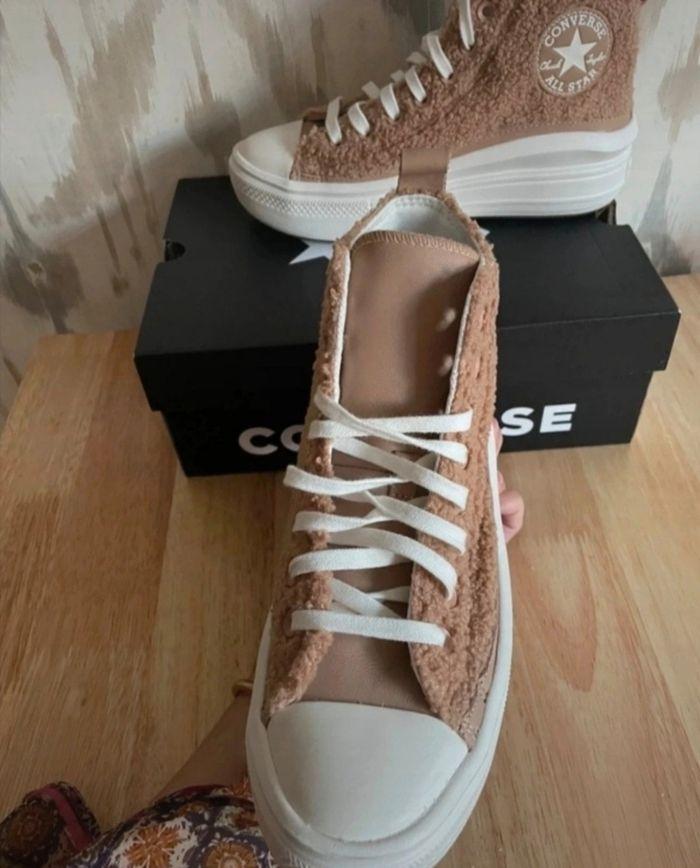 Converse tissu bouclette - photo numéro 4