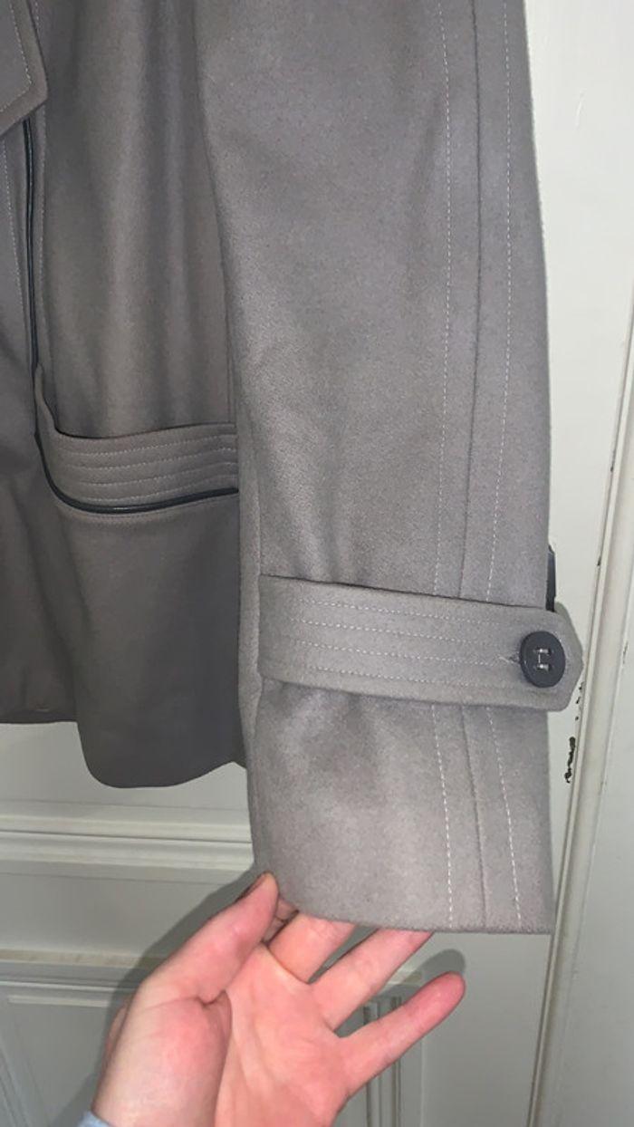 Manteau court chaud, Bill tornade, gris, taille 36 - photo numéro 3