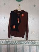 Pull marron M