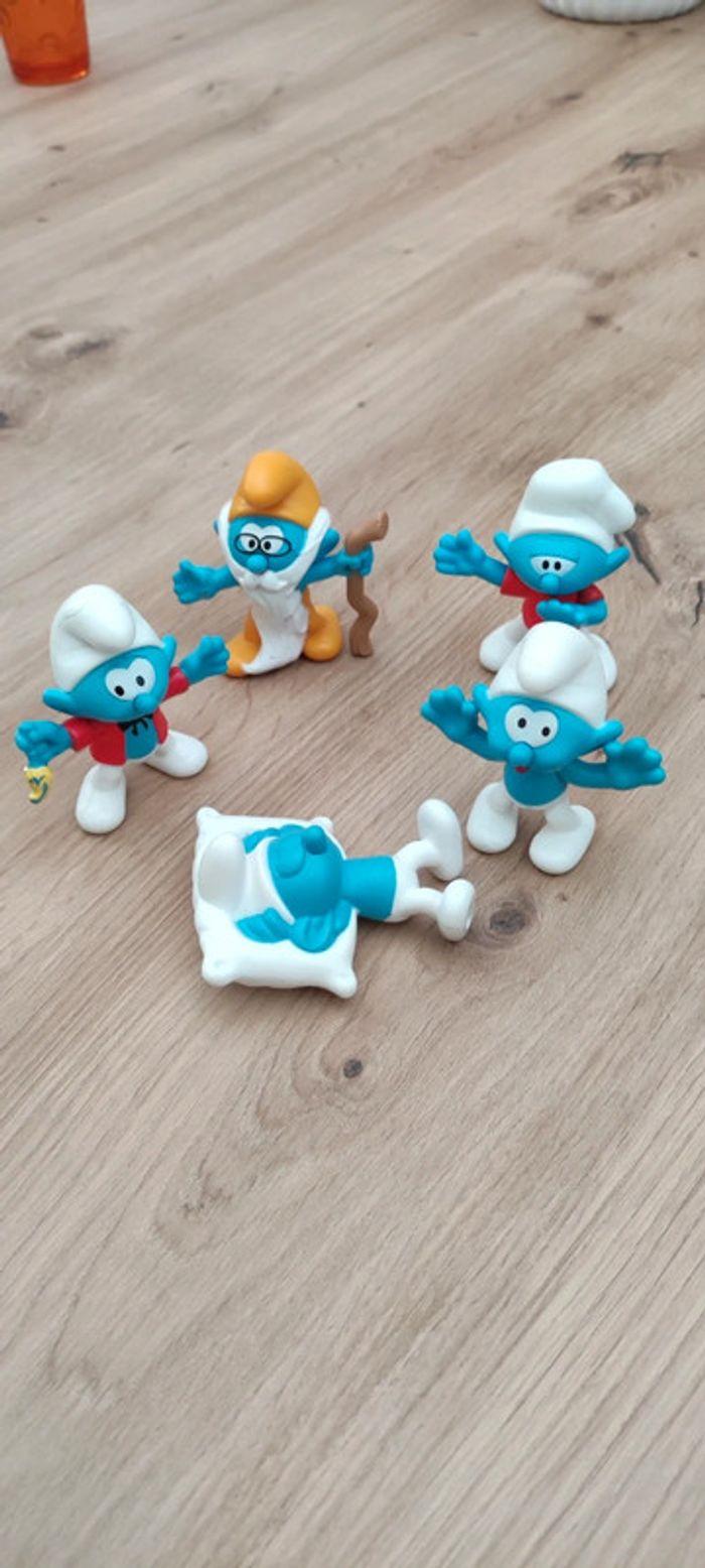 Lot de 5 figurines Schtroumpfs - photo numéro 6