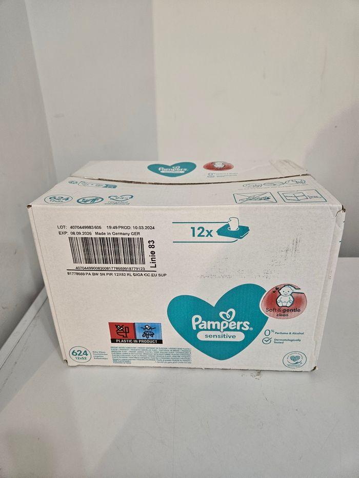 624 lingettes neuves  date de péremption 2926 grand carton - photo numéro 1