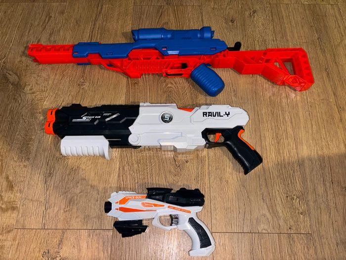 Lot de 3 pistolet nerf - photo numéro 2