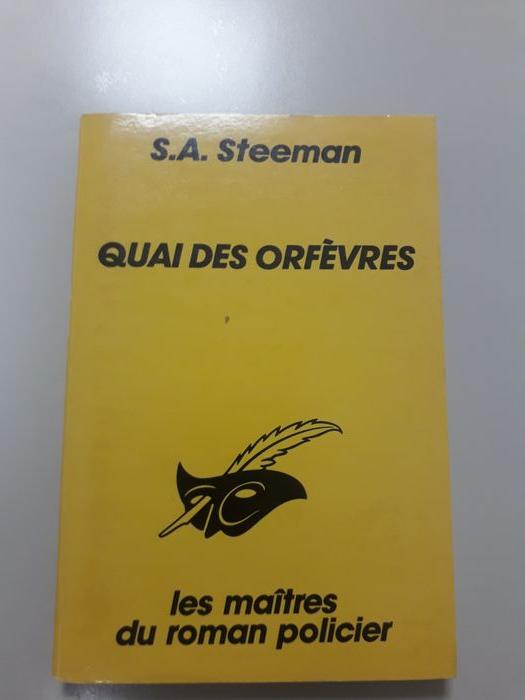 Quai des orfèvres de S. A. Steeman collection le masque - photo numéro 1