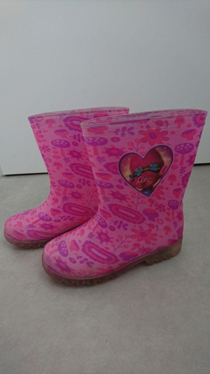 Bottes roses trolls poppy taille 29