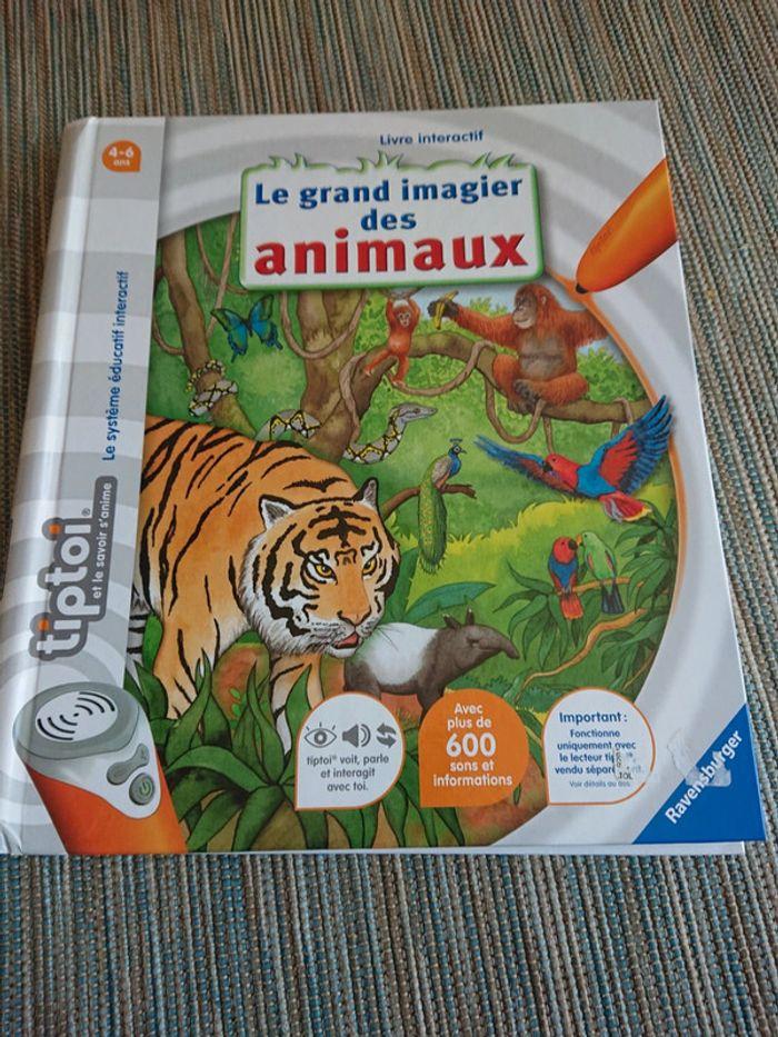 Livre tiptoi le grand imagier des animaux - photo numéro 1