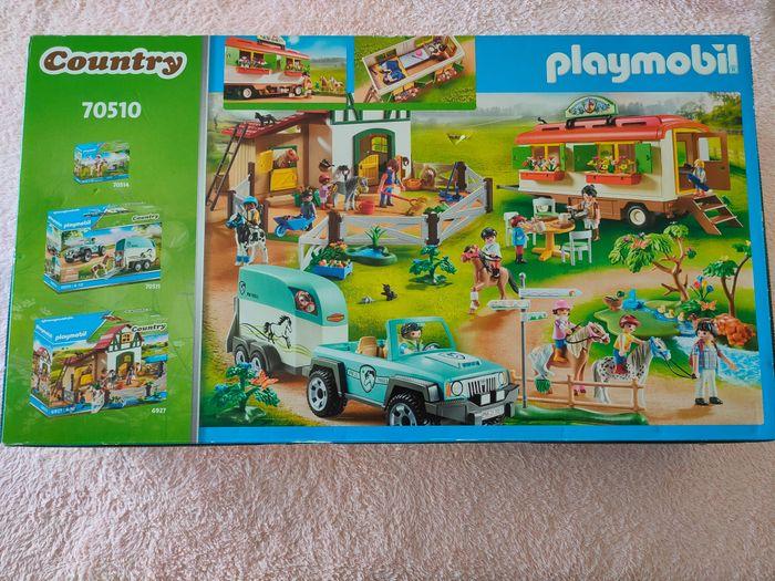 Playmobil Country - Box de poneys et roulotte - 70510 - photo numéro 2