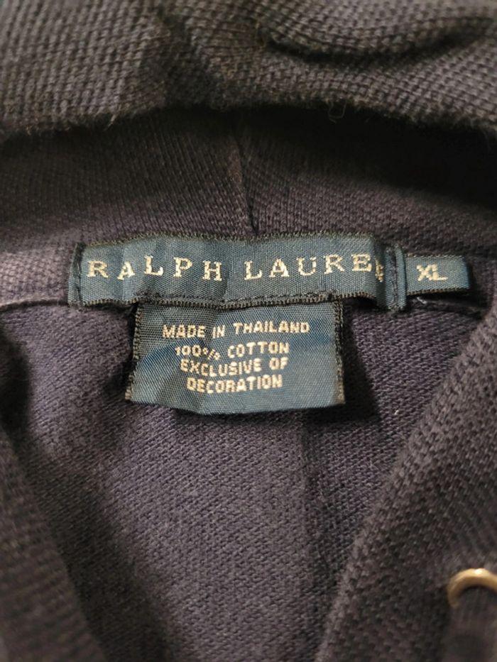 Fullzip Polo Ralph Lauren Femme Taille XL Marine Logo Brodé - photo numéro 5