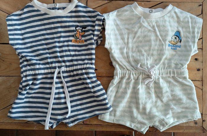 Lot combi short Donald et Pluto