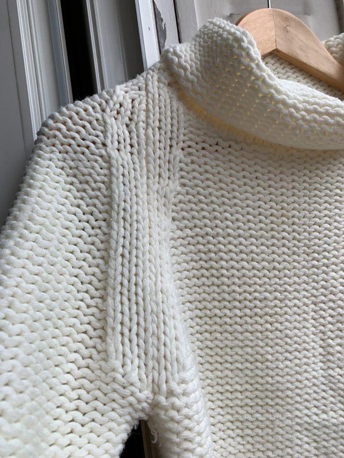 Pull col roulé blanc cassé d’Autre Ton taille 1/S/36 - photo numéro 4