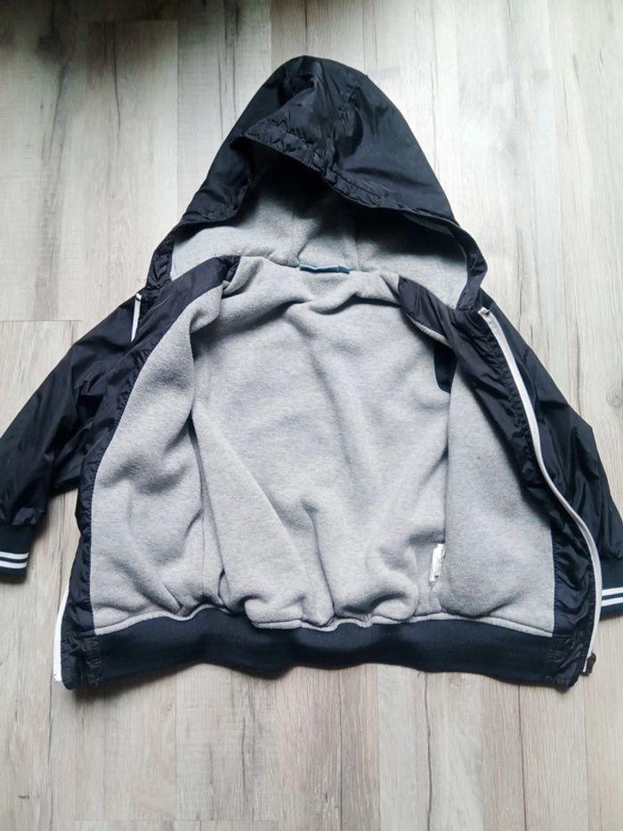 Blouson imperméable mi-saison noir 4 ans garçon - photo numéro 2