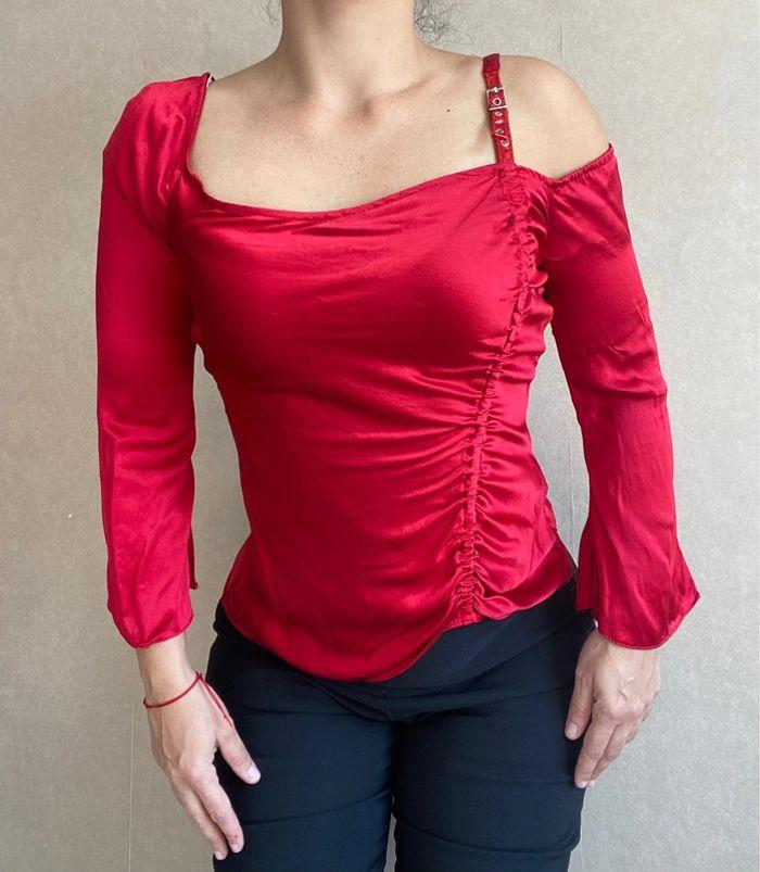 Silk red top - photo numéro 2