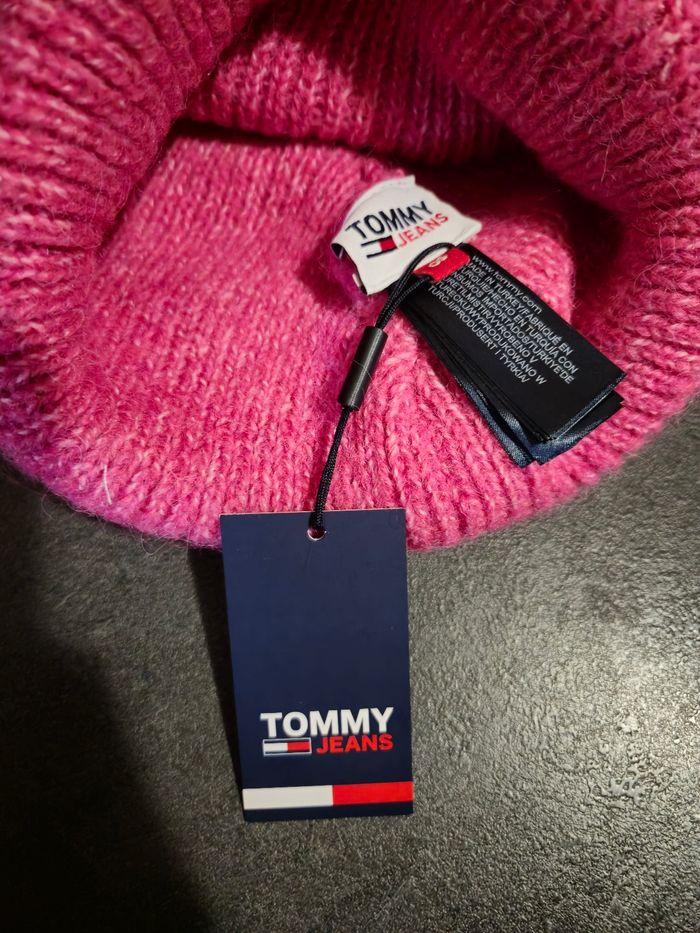 Bonnet Tommy hilfiger femme rose - photo numéro 3