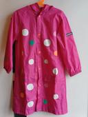 Imperméable fushia à pois 4/5 ans