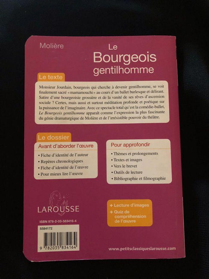 Livre - Le bourgeois gentilhomme de Molière - photo numéro 2