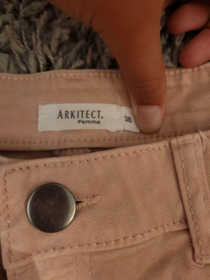 Pantalon a poche rose arkitect femme taille 38 - photo numéro 3