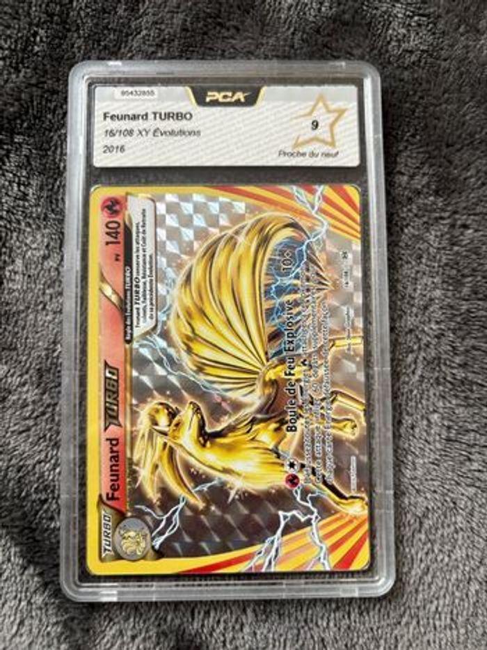 Carte Pokémon Collector Ultra Rare ! Feunard Turbo PCA 9