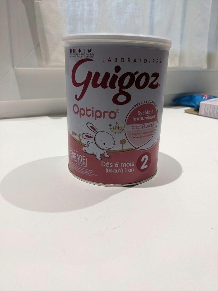 Lait guigoz optipro 2 ème âge