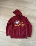 Magnifique sweat unisexe taille L bordeaux avec capuche OWK