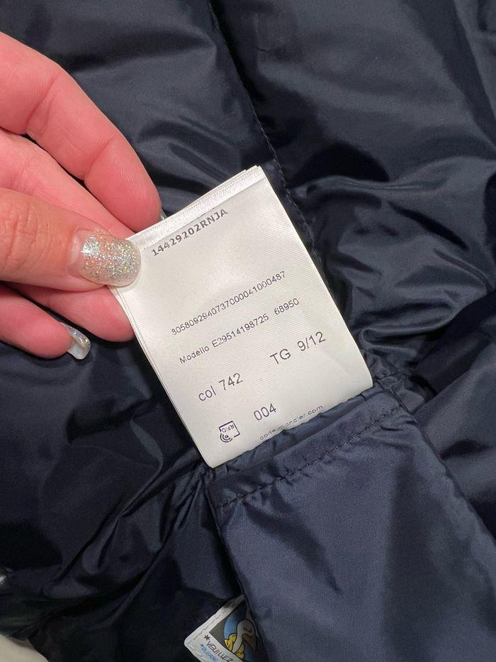 Doudoune Moncler K2 bleu nuit unisexe 9-12 mois - photo numéro 6