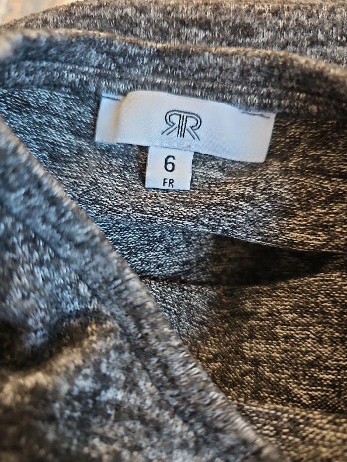 Pull la redoute 6 ans gris fille - photo numéro 3