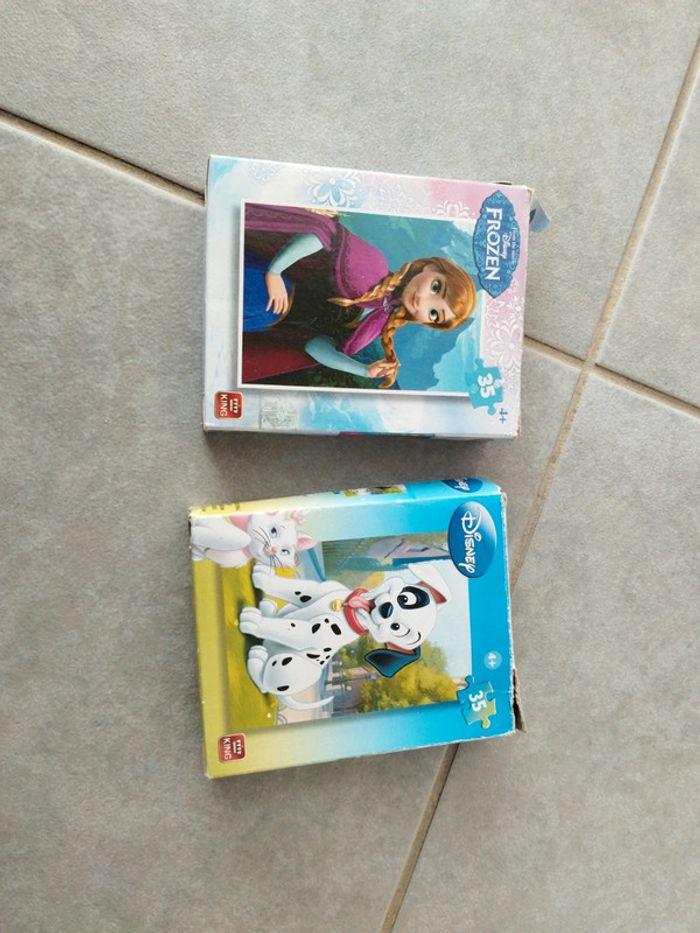 Lot 2 puzzles Disney 35 pieces - photo numéro 1