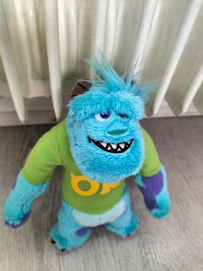 Doudou peluche Sully de monstres et cie 19cm de haut environ Disney Pixar - photo numéro 2