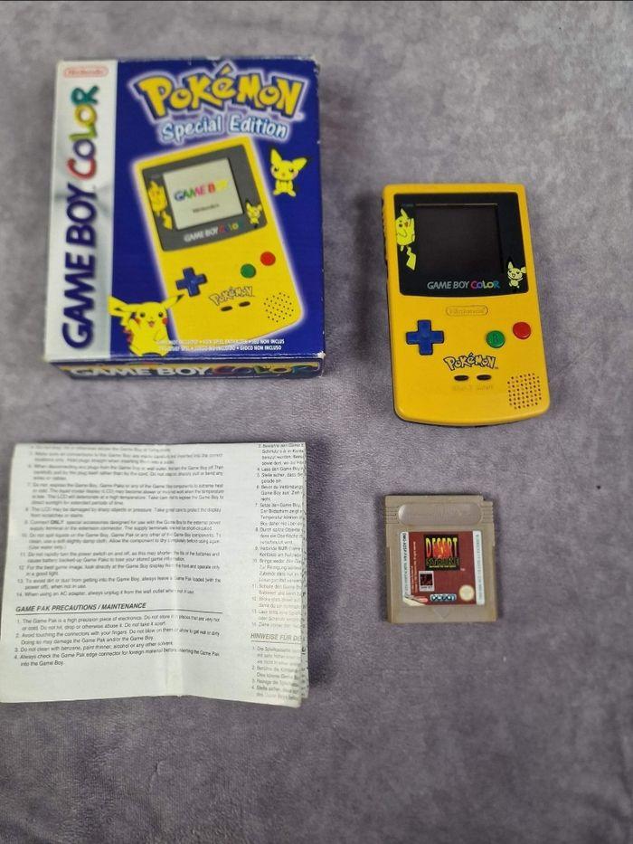 Lot 2 jeux Pokemon Jeaune et Bleue complets + GBC pokemon complet - photo numéro 10