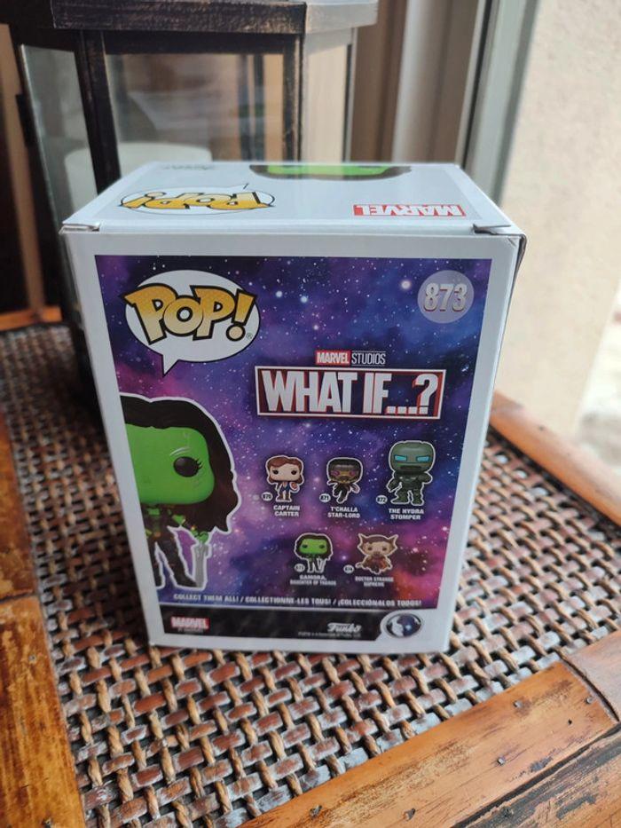 Funko pop what if  Gamora daughter of thanos 873 funko pop bobble head - photo numéro 3