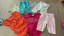 Lot 2 -6 mois bébé filles - combi,  tshirts/haut pantalons legging body