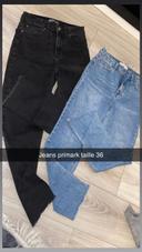 Lots de 2 jeans primark taille 36